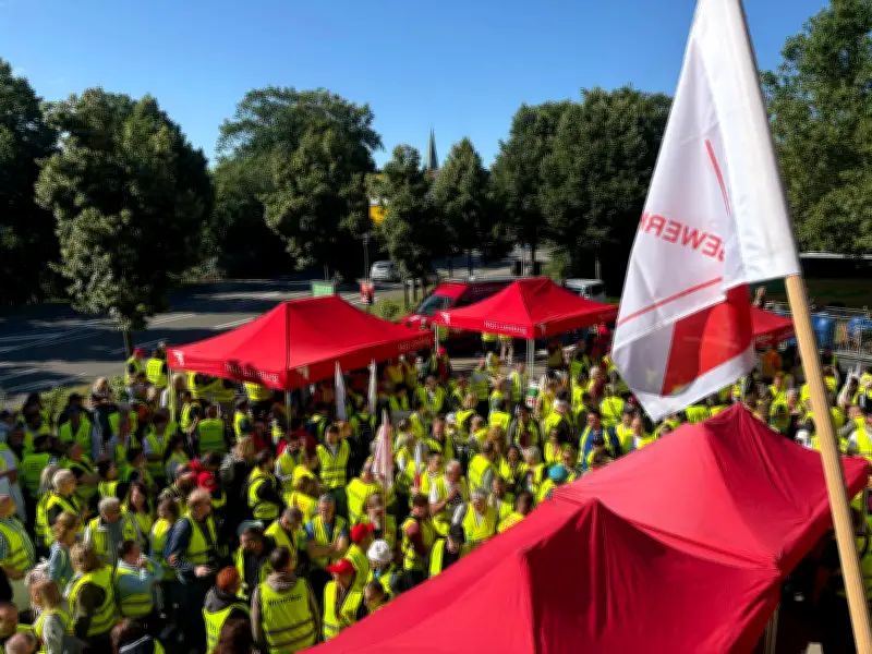 800 Beschäftigte der Süßwarenindustrie streiken in Lüneburg für mehr Lohn