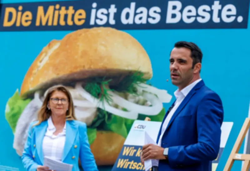 CDU-Wahlkampf mit Fischbrötchen: „Die Mitte ist das Beste“