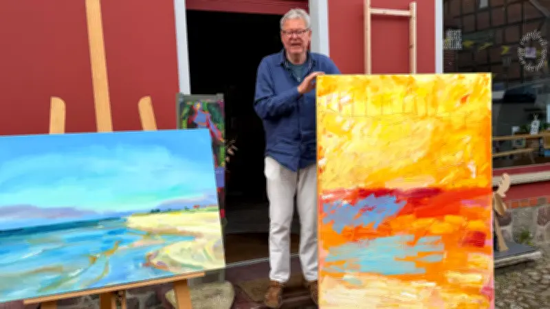 Leuchtende Kunst an der Müritz nur noch wenige Tage