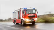 Dachstuhlbrand in Strasburg: Feuerwehren im Großeinsatz
