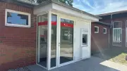 Neuer Sparkassen-Standort in Eldena: SB-Bereich in der Bahnhofsstraße