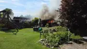 Schuppenbrand in Sehlen: Vier Feuerwehrleute verletzt, Gasflasche explodiert
