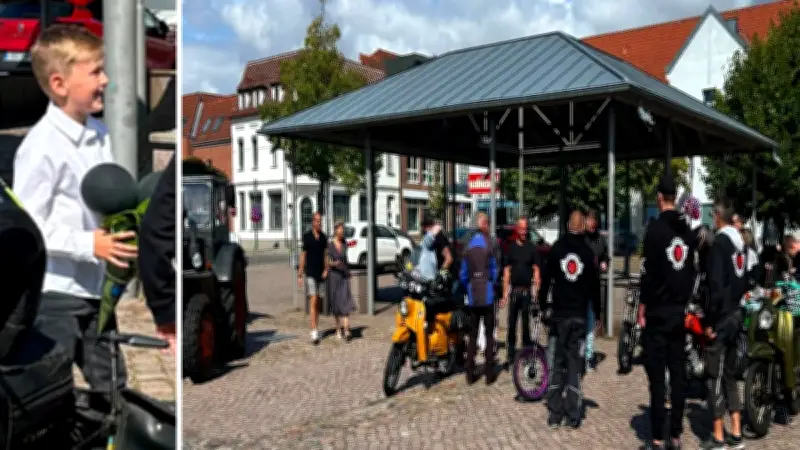 Einschulung: Simson-Fans überraschen Pepe (6) nach Schicksalsschlag