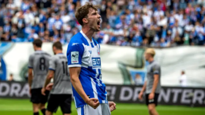 Hansa Rostock erkämpft 3:3 gegen Waldhof Mannheim
