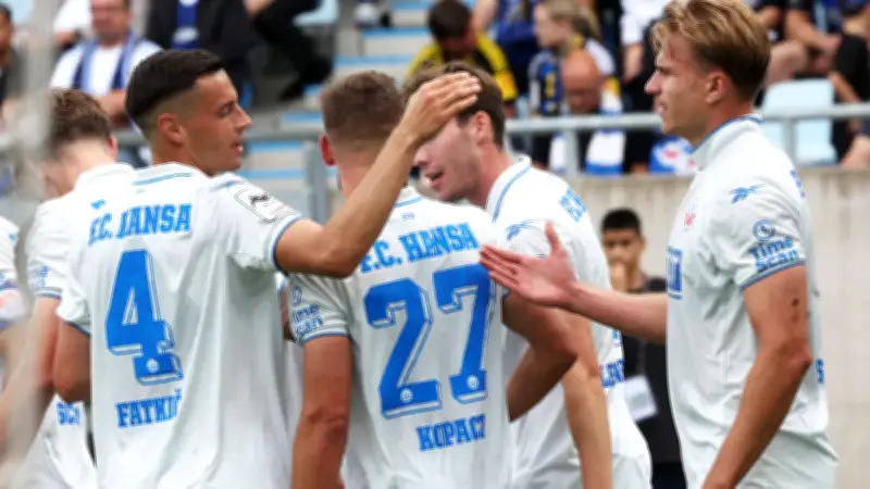 Hansa Rostock siegt in Saarbrücken im Gedenken an verstorbene Fans