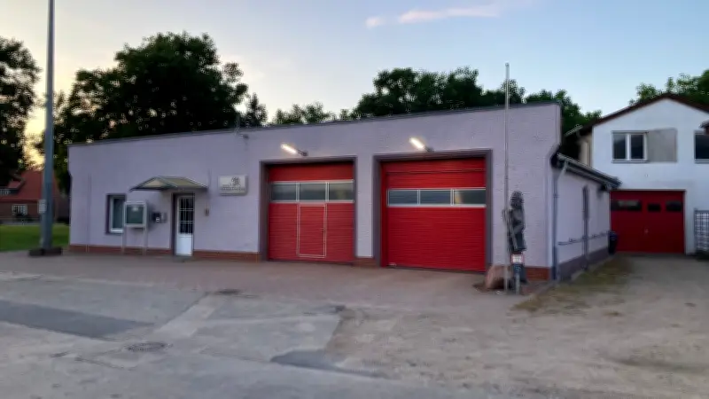 Neues HLF 20: Fahrzeughalle in Techentin wird neu gebaut
