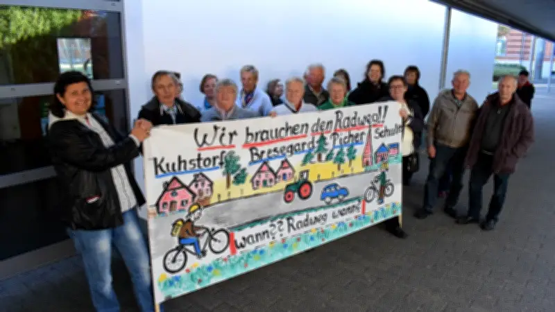 Radweg zwischen Kuhstorf, Bresegard und Picher stockt: Genehmigung offen
