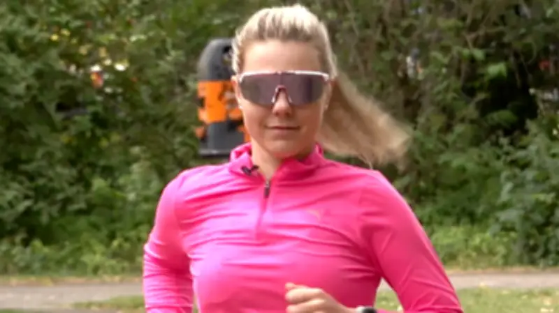 Rekordläuferin Joyce Hübner läuft täglich Marathon durch MV