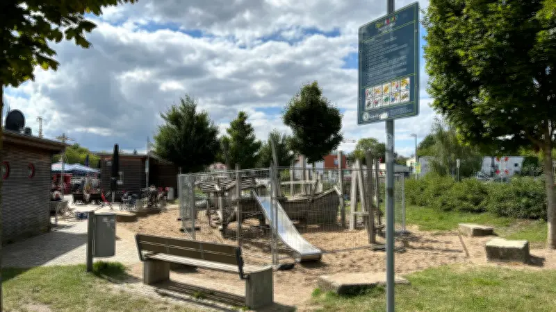 Spielplatz am Greifswalder Museumshafen wegen morscher Balken gesperrt