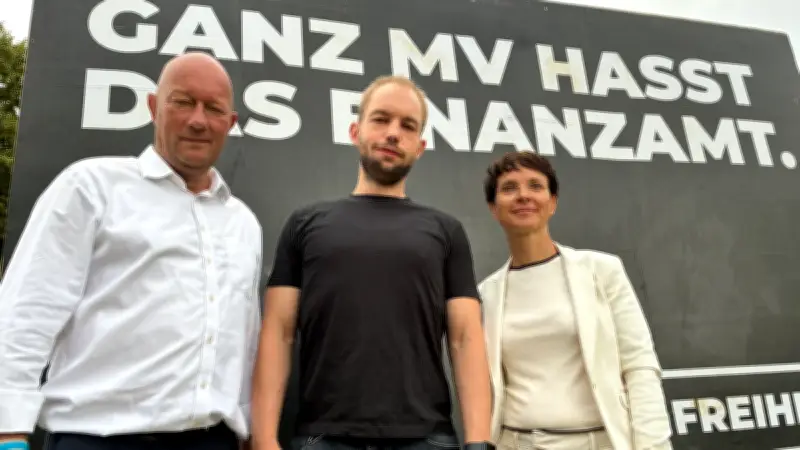 Team Freiheit startet Wahlkampf in Rostock mit kontroverser Kampagne