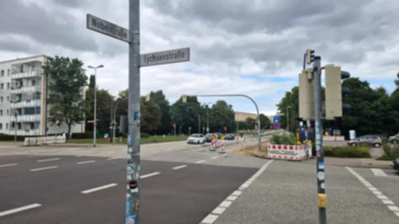 Vollsperrung Nobelstraße in Rostock ab Donnerstag