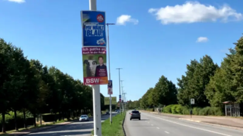 Wahlplakate zu früh: SPD-Kandidat wirft AfD Rechtsbruch vor