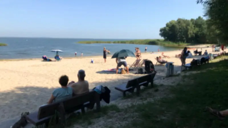 Yoga am Haff-Strand: Sommermoment 2.0 am Bellini Beach