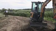 Biberloch im Deich: Pudagla fürchtet Überflutung
