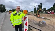 Grundwasser verzögert Bauarbeiten am Werftdreieck in Rostock
