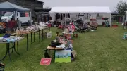 Nachbarschaftsflohmarkt in Passow: Mehr als nur Handeln