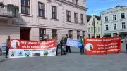 ProFuchs demonstriert in Güstrow gegen Fuchs-Haltung in Lüssow