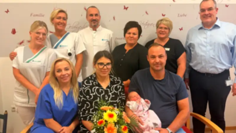 200. Geburt in Pasewalker Klinik: Baby Nela wird besonders überrascht