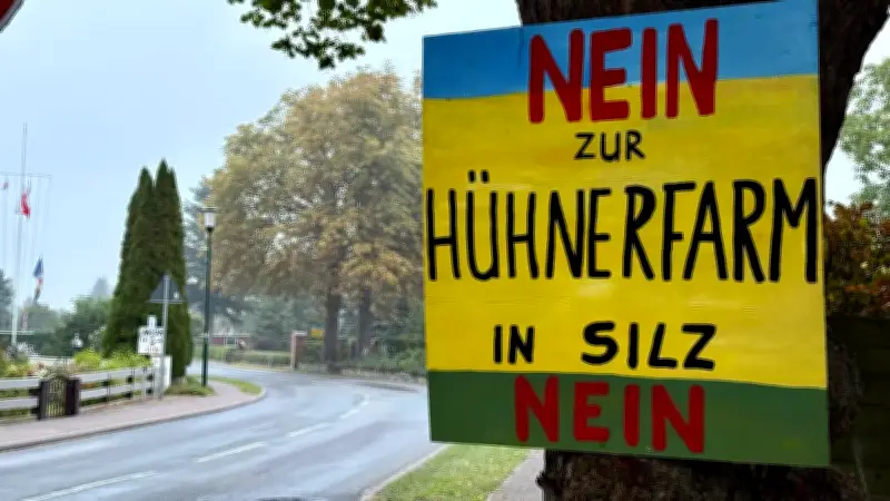Bio-Stall für 12.000 Hühner in Silz: Anwohner wehren sich