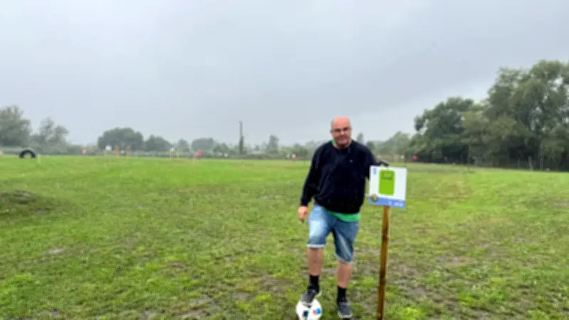Fußballgolf am Reitbahnsee in Neubrandenburg eröffnet