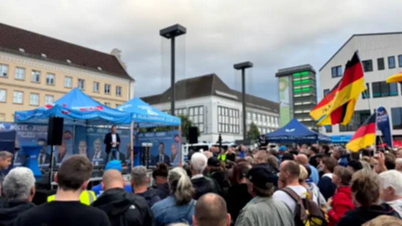 Höcke-Auftritt in Neubrandenburg: AfD-Stärke und Riss in der Gesellschaft