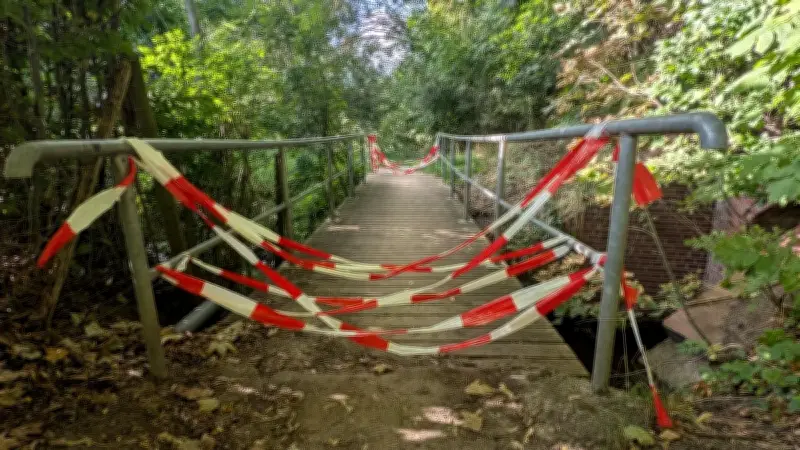 Holzbrücke am Neukalener Tunnel in Teterow gesperrt – Standsicherheit beeinträchtigt