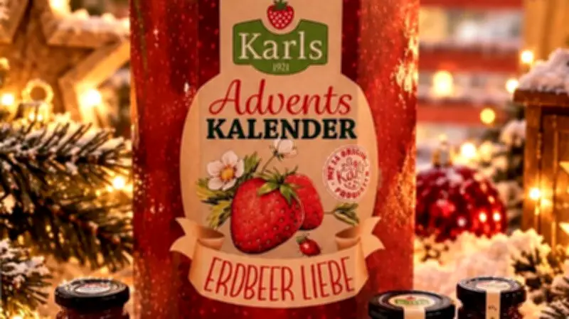 Karls startet Verkauf des limitierten Adventskalenders „Erdbeerliebe“