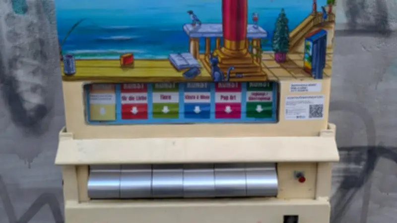 Kuriose Automaten auf Usedom: Bernstein, Pizza und Kunst auf Knopfdruck