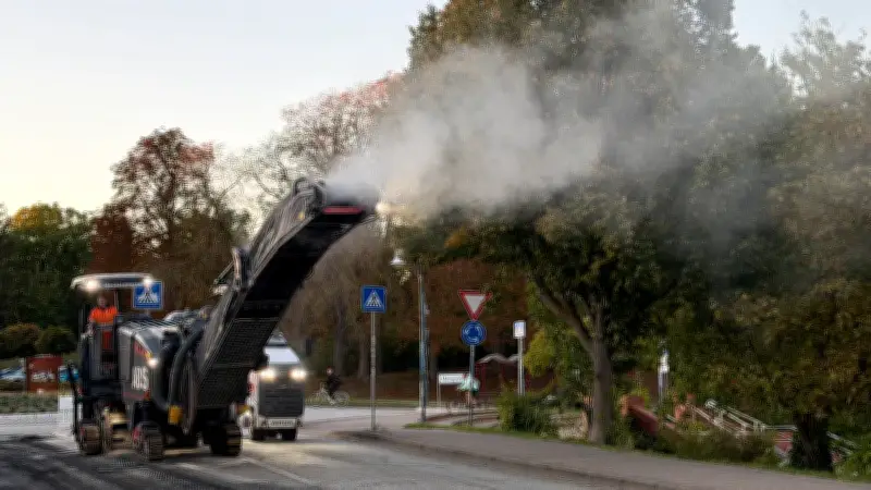 Nachtbaustelle in Röbel: Zwei Straßen werden saniert
