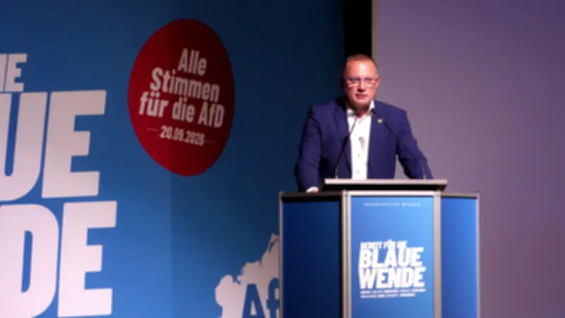Strafanzeige gegen AfD-Chef Chrupalla nach Auftritt in Grimmen