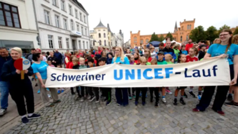 Unicef-Lauf in Schwerin: 16.367 Euro für Kinder auf den Philippinen