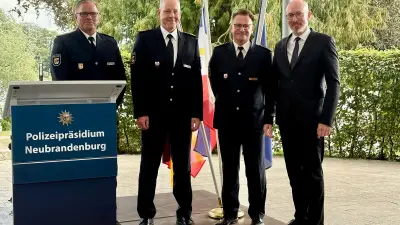Tino Peisker offiziell als Polizeichef in Neubrandenburg eingeführt