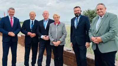 Vier Landräte beraten in Ueckermünde über Zukunft der Grenzregion