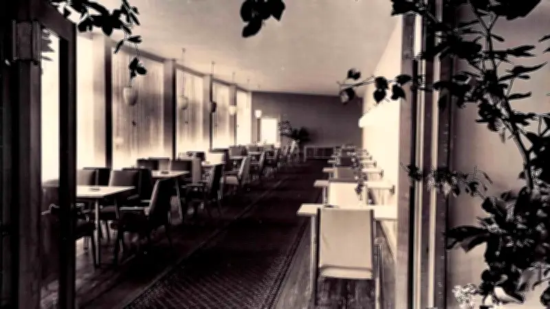 Historische Ansichten: Hotel-Restaurant am Bahnhof in Rostock