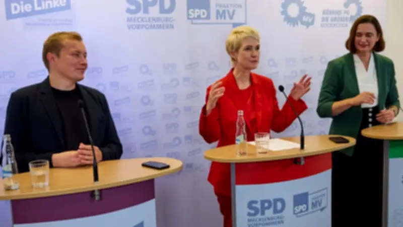 Koalitionsverhandlungen in MV: SPD, Linke und Grüne planen Regierungsbildung