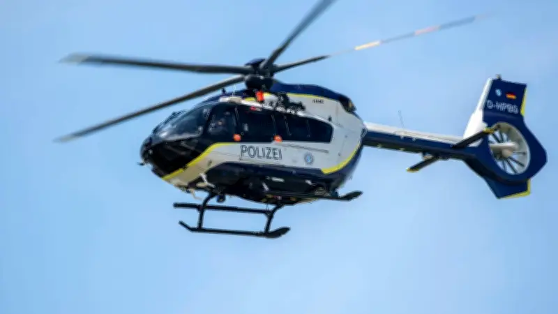 Polizeihubschrauber sucht vermisste Elvira Tamm in Bützow