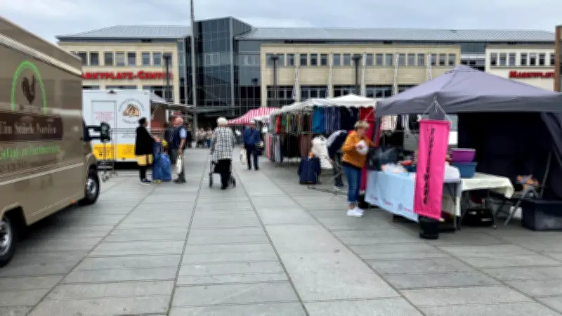 Wochenmarkt in Neubrandenburg: Umzug und Pause ab Ende Oktober