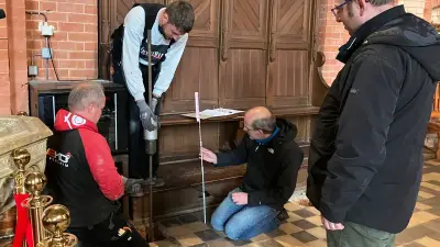 Boden in Vellahner Kirche abgesackt: Hohlräume entdeckt