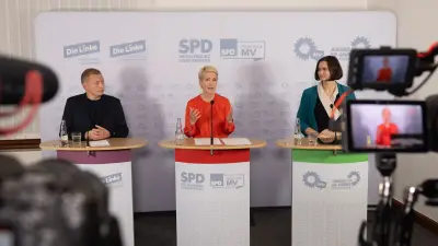Rot-Rot-Grün zieht positive Zwischenbilanz bei Koalitionsverhandlungen