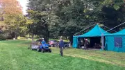 20 Jahre Laubfeuer im Dammereezer Landschaftspark am 25. Oktober