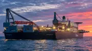 Bundespolizei kontrolliert Riesenschiff „Pioneering Spirit“ auf der Ostsee
